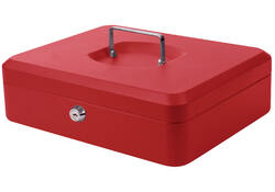 Geldkist Pavo 300x240x90mm rood