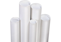 Verzendkoker CleverPack A1 650x50x1.5 met doppen wit pak à 20 stuks