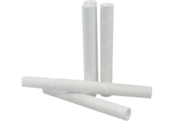 Verzendkoker CleverPack A3 330x29.7x1.2 met doppen wit pak à 5 stuks