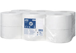 Toiletpapier Tork T2 Universal 1-laags 240mtr wit 110163
