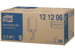 Poetsrol Tork Basic M2 centerfeed multifunctioneel 2-laags 160m wit 121206