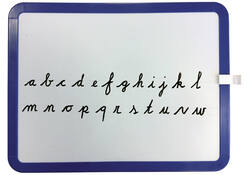 Whiteboard Desq 21X28cm tweezijdig magnetisch