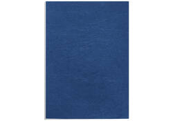 Voorblad Fellowes A4 lederlook royal blauw 100stuks