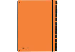 Sorteermap Pagna Trend A4 12 tabs oranje