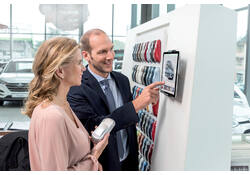 Tablethouder Durable voor aan de wand