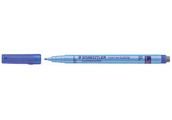 Viltstift Staedtler Lumocolor 305 non permanent correctable F blauw