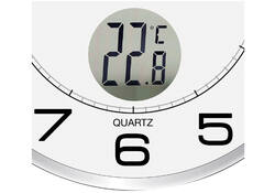 Wandklok Unilux Tempus Ø 30.5cm lichtgrijs/wit
