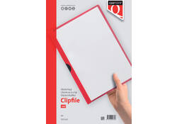 Klemmap Quantore A4 3mm rood