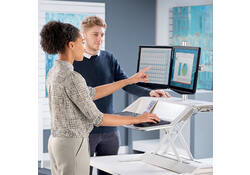 Zit-Sta werkplek Fellowes Lotus wit