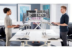 Zit-Sta werkplek Fellowes Lotus wit