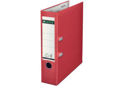 Ordner Leitz 1010 180° 80mm PP A4 rood