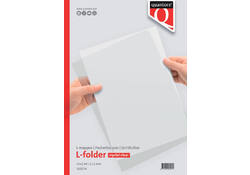 Insteekmap L-model Quantore A4 PP 0.12mm glad 25 stuks