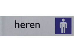 Infobord pictogram heren 165x44mm
