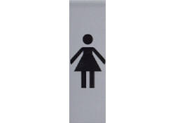 Infobord pictogram dame 165x44mm