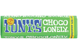 Chocolade Tony's Chocolonely amandel zeezout reep 47gr