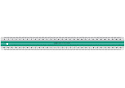 Liniaal Linex super S30 30cm transparant