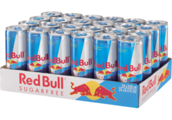Energiedrank Red Bull sugarfree blik 250 ml
