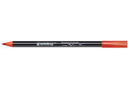 Brushpen edding 4200 porselein rood