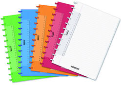 Schrift Adoc A4 lijn 144 pagina's 90gr assorti