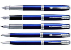 Balpen Parker Sonnet blue lacquer CT medium
