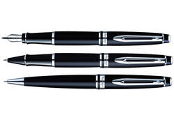 Balpen Waterman Expert matt black CT medium