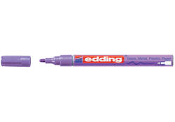Viltstift edding 751 lakmarker rond 1-2mm metallic paars