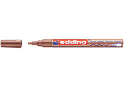 Viltstift edding 751 lakmarker rond 1-2mm koper