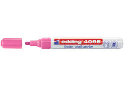 Krijtstift edding 4095 rond 2-3mm neon roze