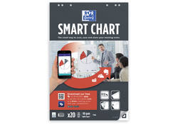 Flipoverpapier Oxford smart 65x98cm blanco 90gram 20vel