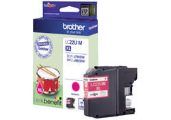Inktcartridge Brother LC-22UM rood