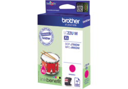 Inktcartridge Brother LC-22UM rood