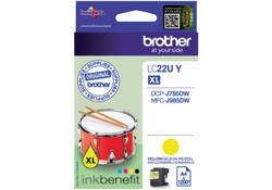 Inktcartridge Brother LC-22UY geel