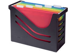 Hangmappenbox Djois Re-Solution + 5 hangmappen zwart