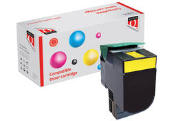 Tonercartridge Quantore alternatief tbv Lexmark C540H1YG geel