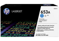 Tonercartridge HP CF321A 653A blauw