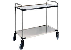 Serveerwagen met 2 plateaus 870x570x950mm