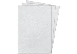 Voorblad Fellowes A4 lederlook wit 100stuks
