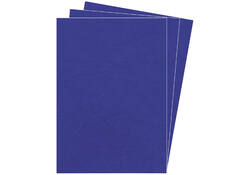 Voorblad Fellowes A4 lederlook royal blauw 100stuks