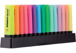 Markeerstift STABILO BOSS Original 70/15 assorti deskset à 15 stuks