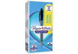 Balpen Paper Mate Flexgrip Ultra medium zwart