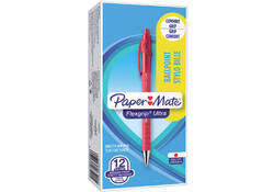 Balpen Paper Mate Flexgrip Ultra medium rood