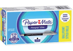 Balpen Paper Mate Flexgrip Elite breed zwart