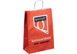 Draagtas Quantore papier 230x330mm 200stuks