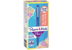 Fineliner Paper Mate Flair Original medium blauw