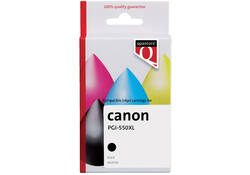 Inktcartridge Quantore alternatief tbv Canon PGI-550XL zwart HC