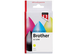 Inktcartridge Quantore alternatief tbv Brother LC-1240 geel