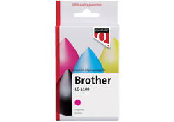 Inktcartridge Quantore alternatief tbv Brother LC-1100 rood
