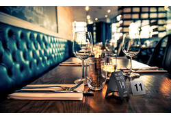 Krijtbord securit mini tafel set 5 stuks zwart