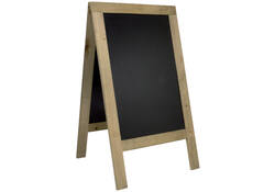 Stoepbord Securit 72x131x4cm steigerhout