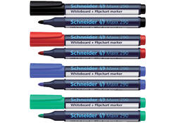 Viltstift Schneider Maxx 290 whiteboard rond 2-3mm zwart